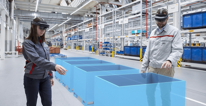 奥迪用HoloLens 2提升线下车展体验和工厂物流规划效率